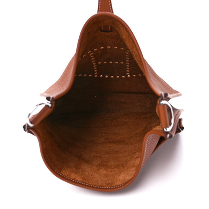 Hermes Taurillon Clemence Evelyne III PM Gold 5 of 11