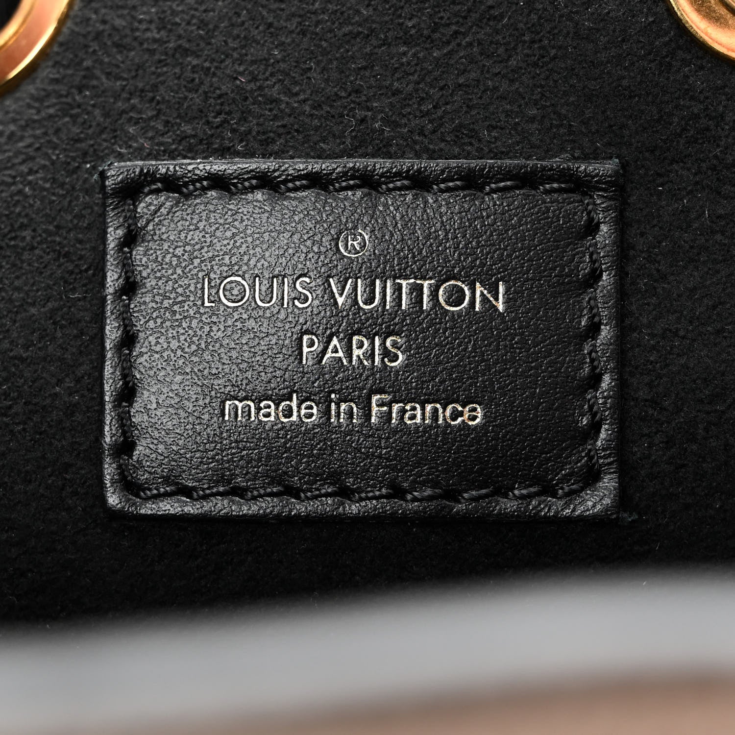 Louis Vuitton Empreinte Monogram Giant Broderies Neonoe MM Cream Black 7 of 10
