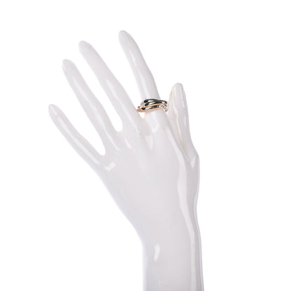 Cartier 18K Pink Yellow White Gold Classic Les Must De Trinity Ring 56 7.5 2 of 4