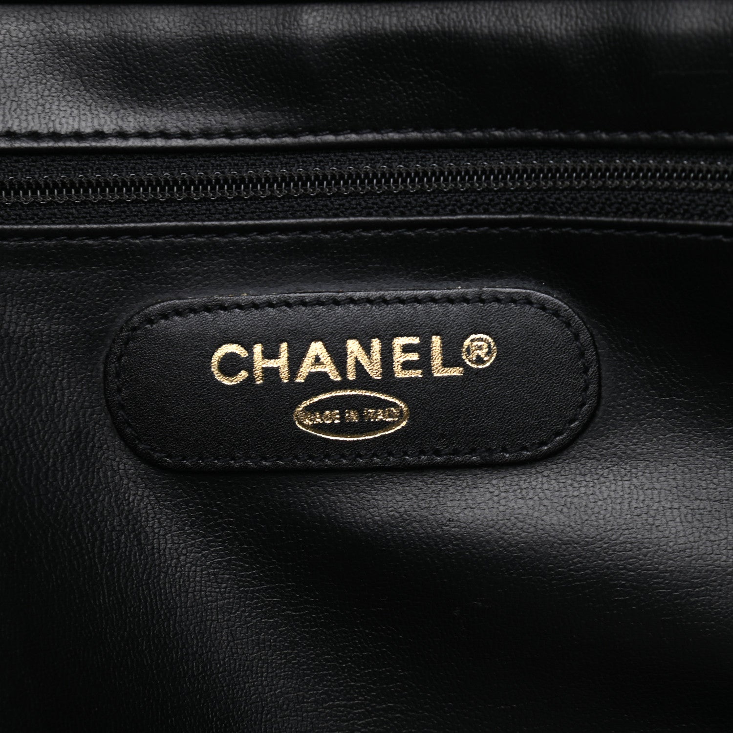 Chanel Calfskin Stitched XL Weekender Black 5 of 8