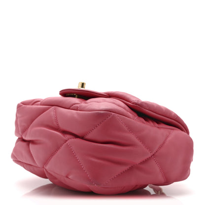 Chanel Calfskin Quilted Mini Square Bubbly Flap Pink 10 of 11