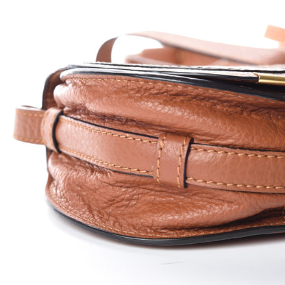 Chloe Calfskin Mini Marcie Round Crossbody Bag Tan 5 of 11