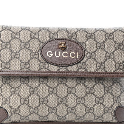 Gucci GG Supreme Monogram Neo Vintage Web Belt Bag Brown 7 of 9