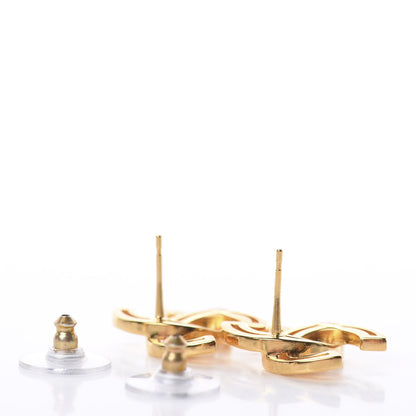 Chanel Metal Obazine CC Earrings Gold 3 of 4