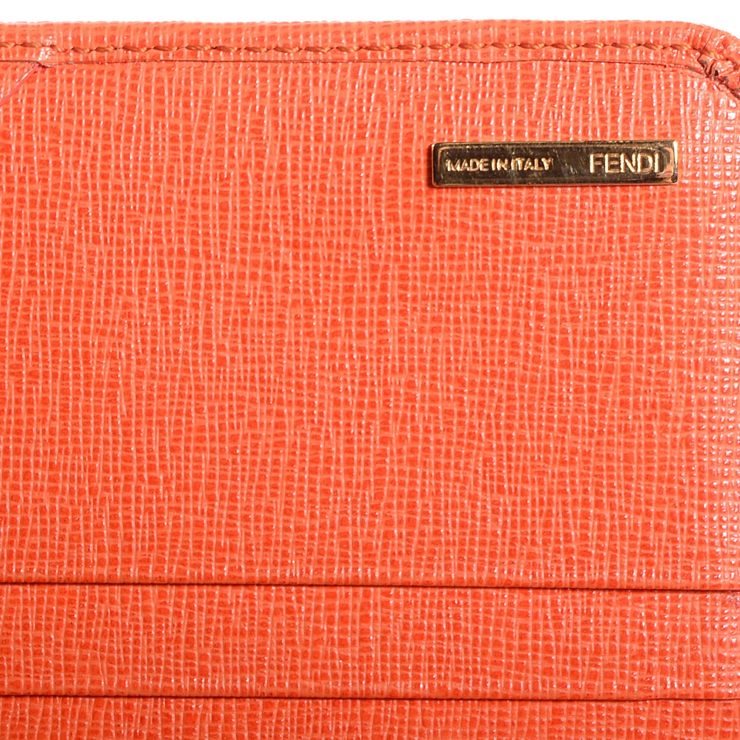 Vitello Elite Continental Wallet Arancio