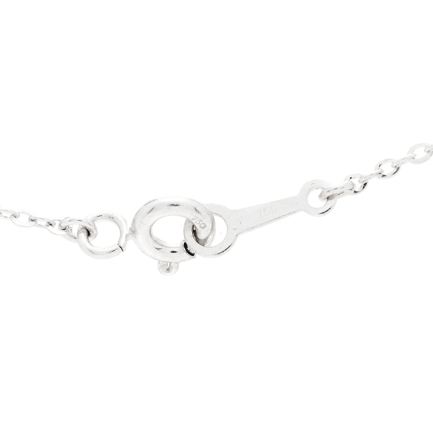 Mikimoto 18K White Gold Diamond Akoya Pearl 6mm Drop Pendant Necklace 5 of 7