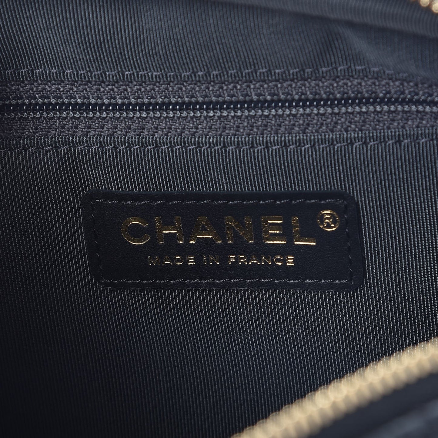 Caviar Quilted Coco Tassel Camera Case Black