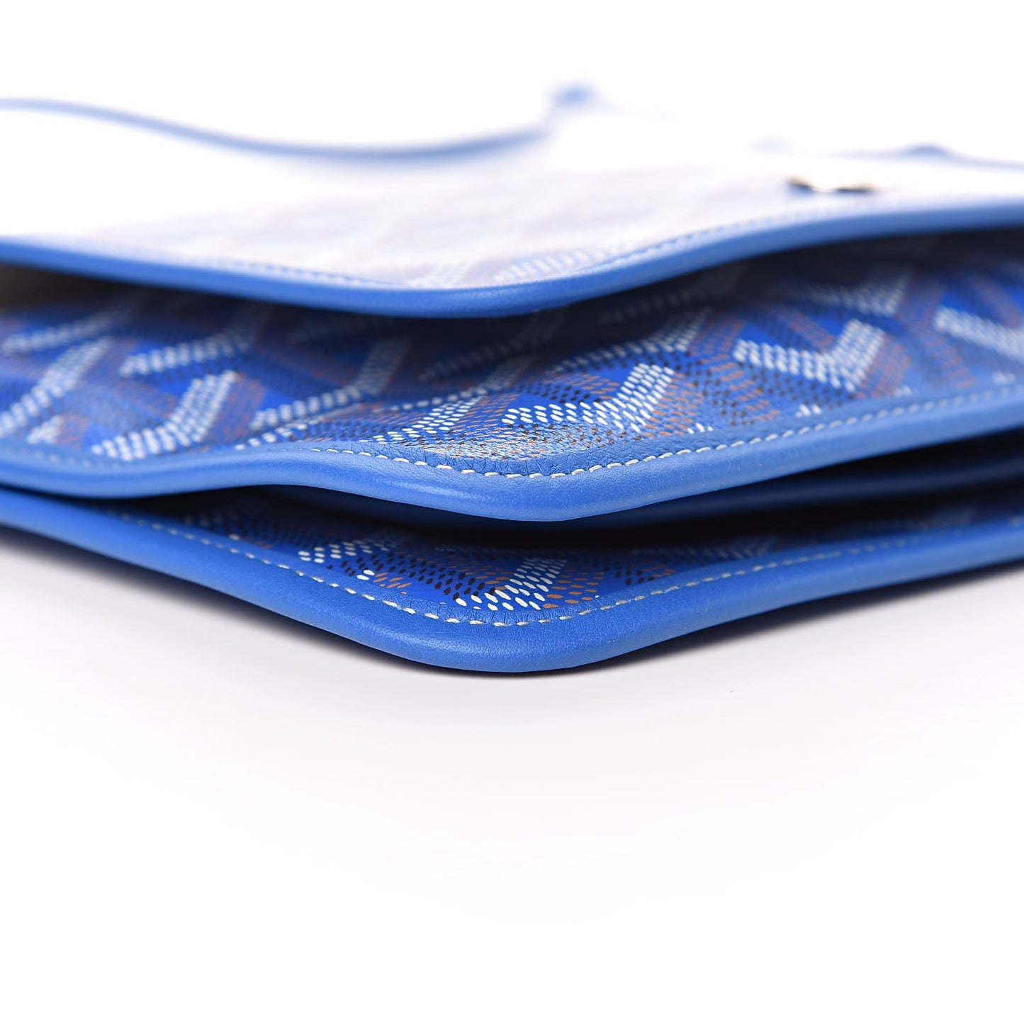 Goyardine Plumet Wallet Clutch Sky Blue