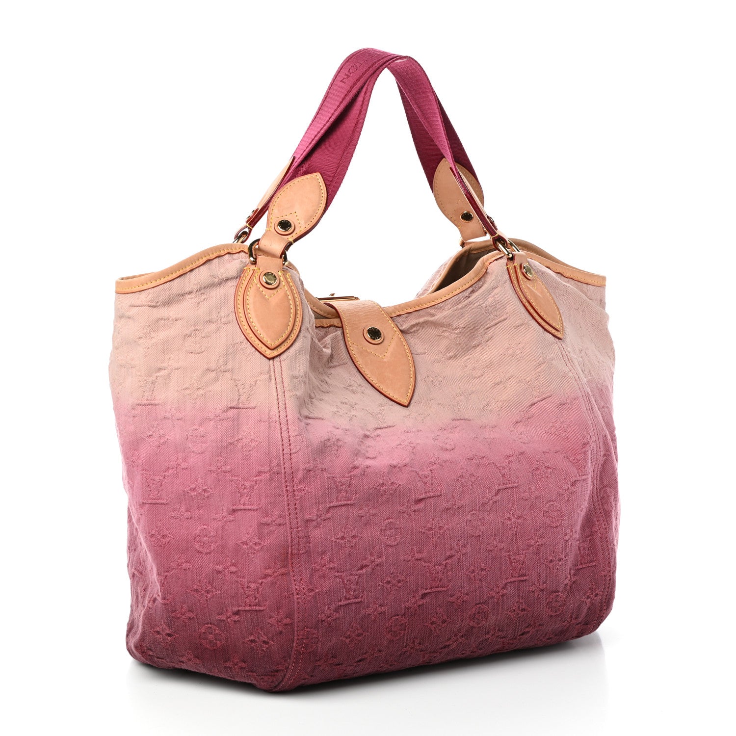 Louis Vuitton Denim Quilted Monogram Sunbeam Rouge Fauviste 4 of 10