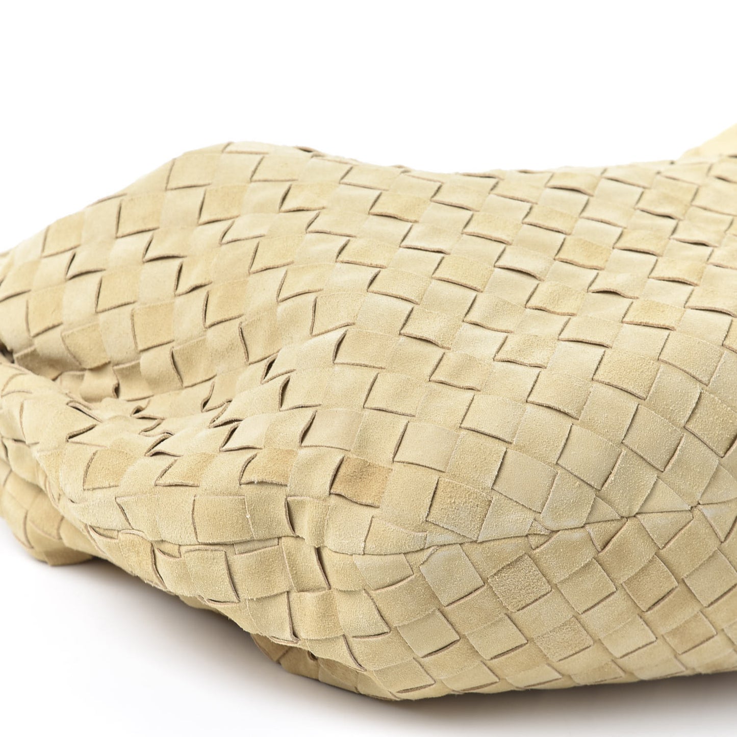 Suede Intrecciato Medium Jodie Sand