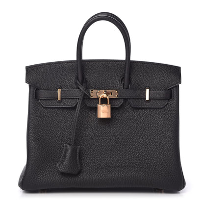 Hermes Togo Birkin 25 Black 1 of 10