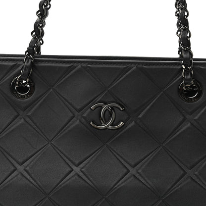 Chanel Calfskin Propeller Shopping Tote Black 8 of 11