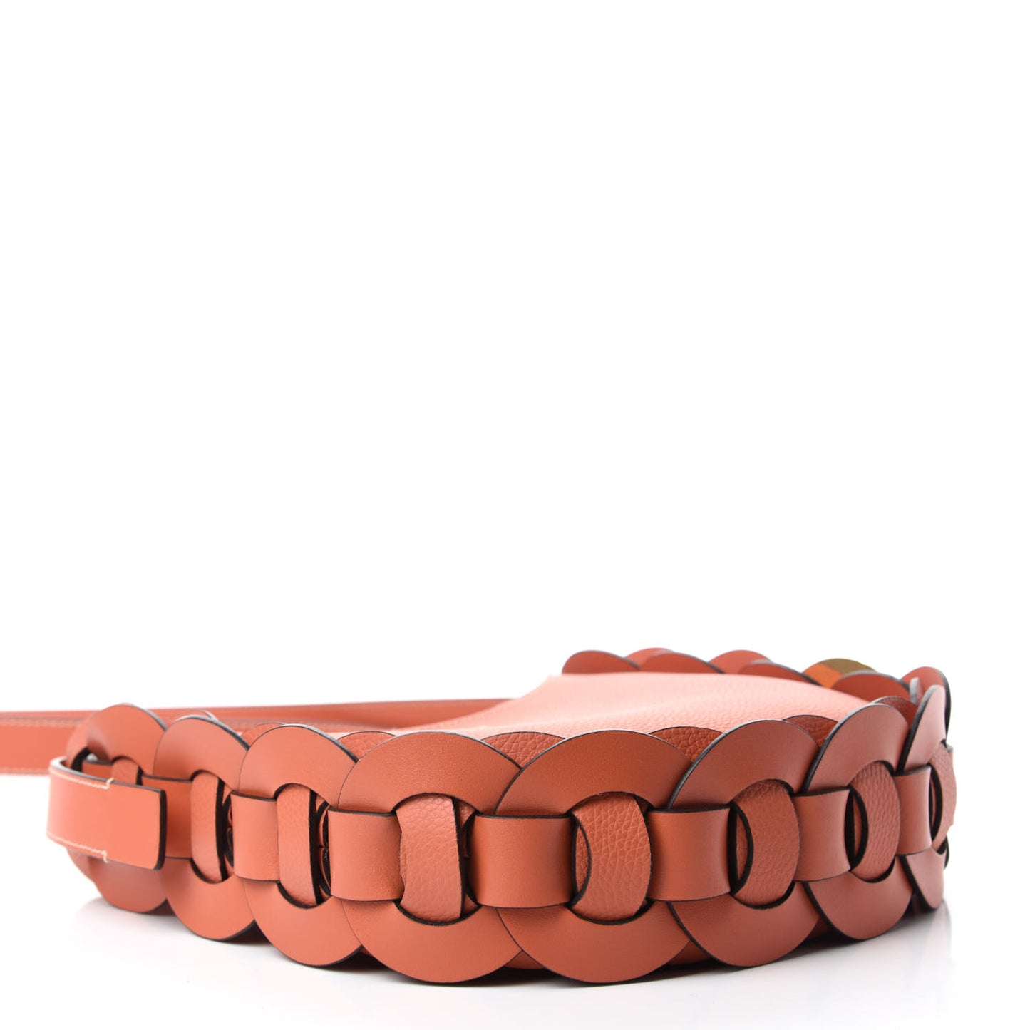 Small Grain Smooth Calfskin Small Darryl Hobo Tawny Orange