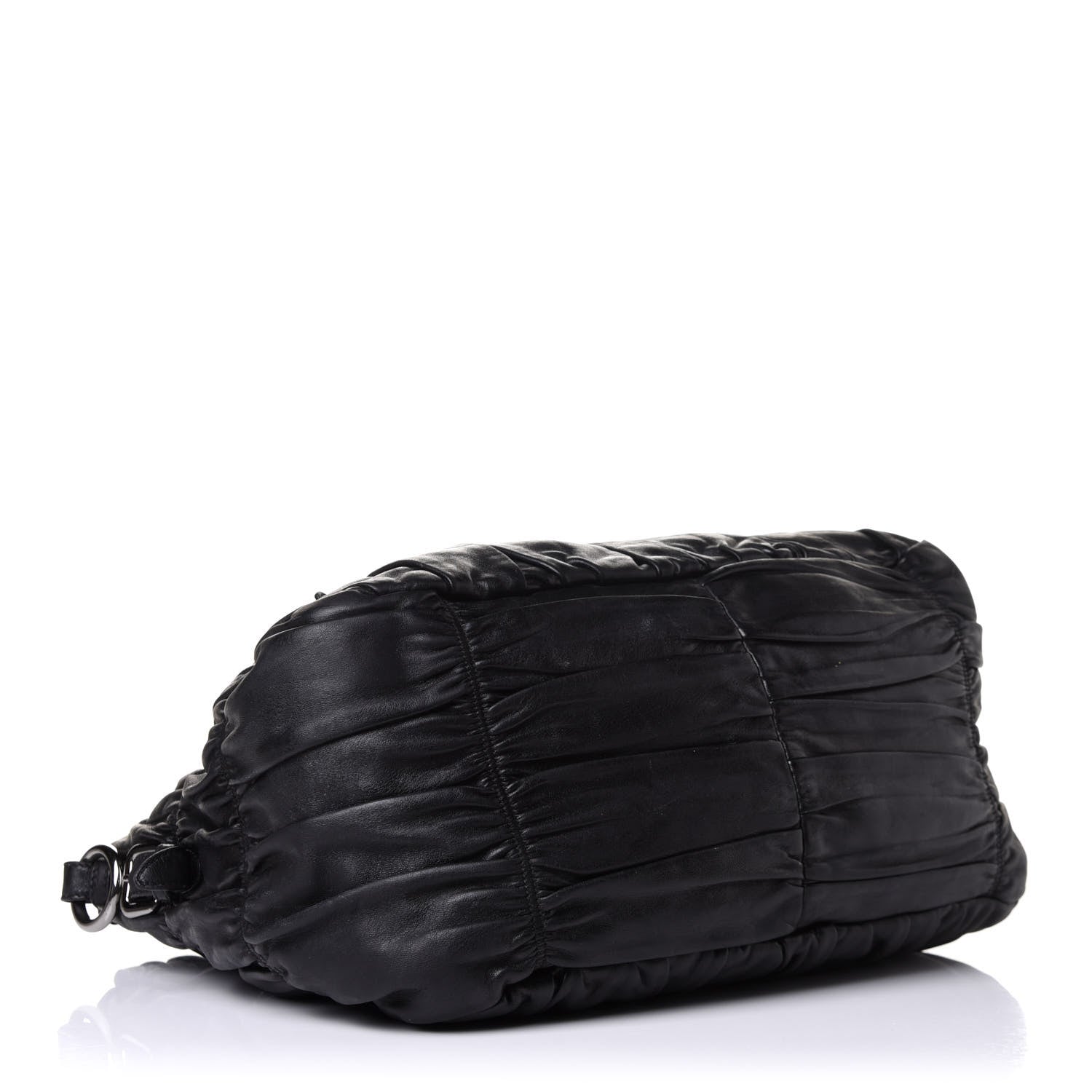 Prada Nappa Gaufre Tote Black 4 of 15