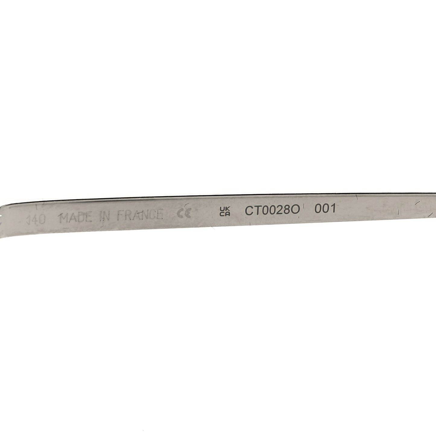 Panthere De Cartier Eyeglasses Silver