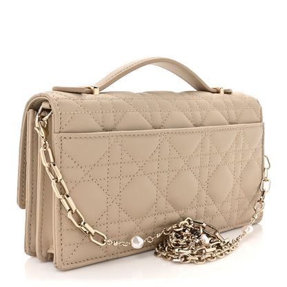 Christian Dior Lambskin Cannage Mini My Dior Bag Sand 3 of 11
