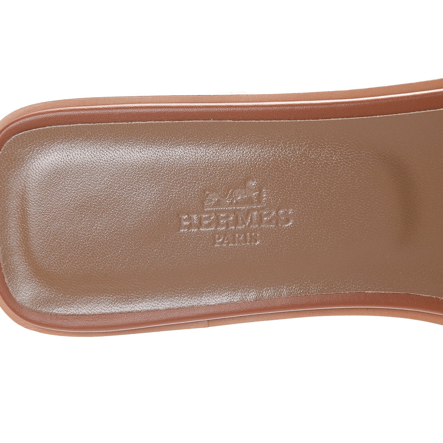 Hermes Box Calfskin Oran Sandals 40 Gold 7 of 8