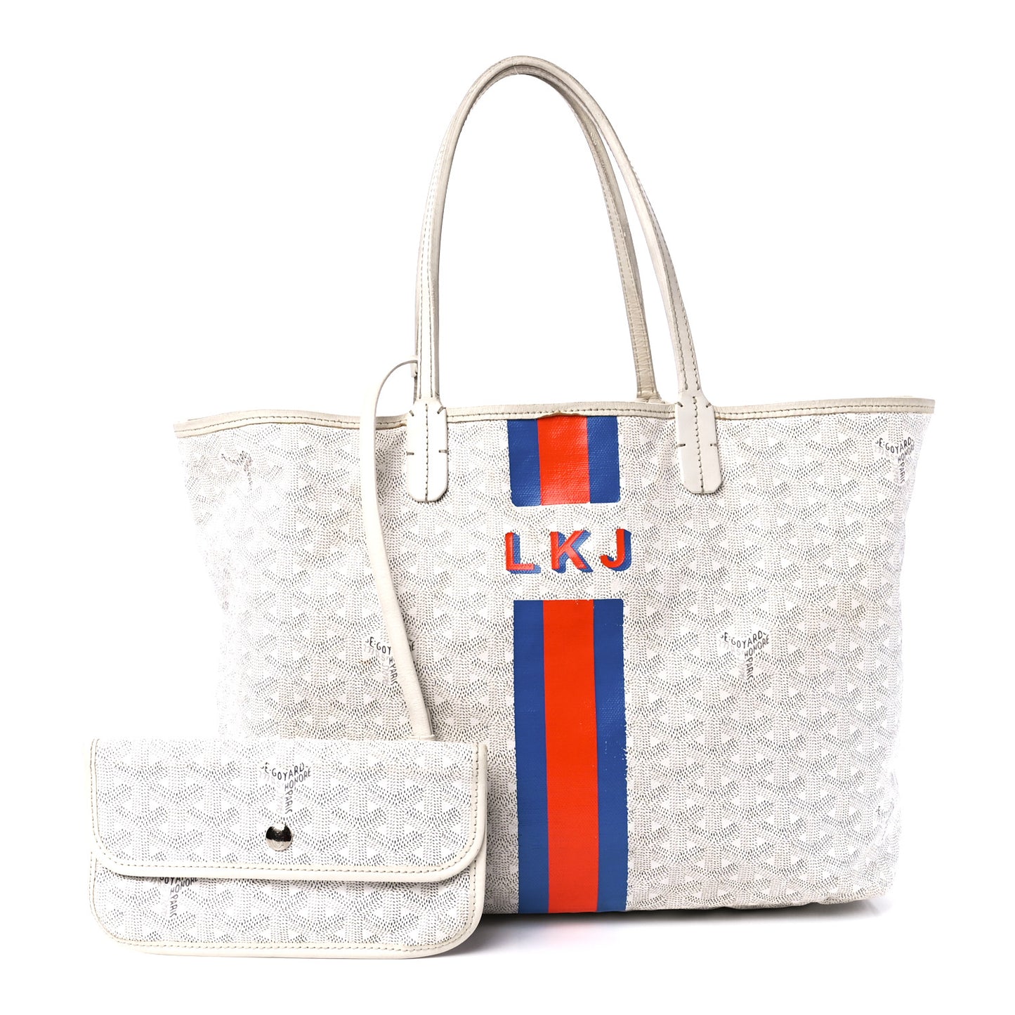 Goyardine Saint Louis PM White