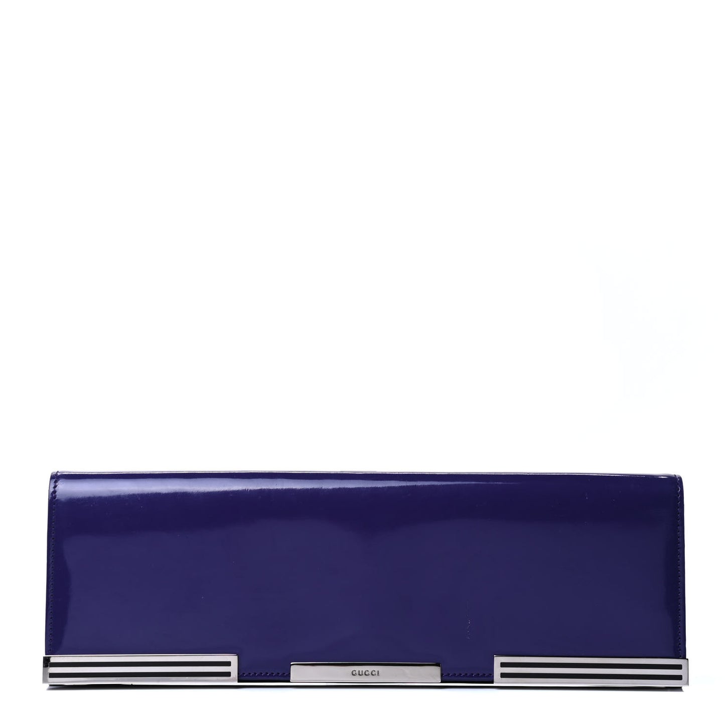 Patent Sigrid Clutch Blue