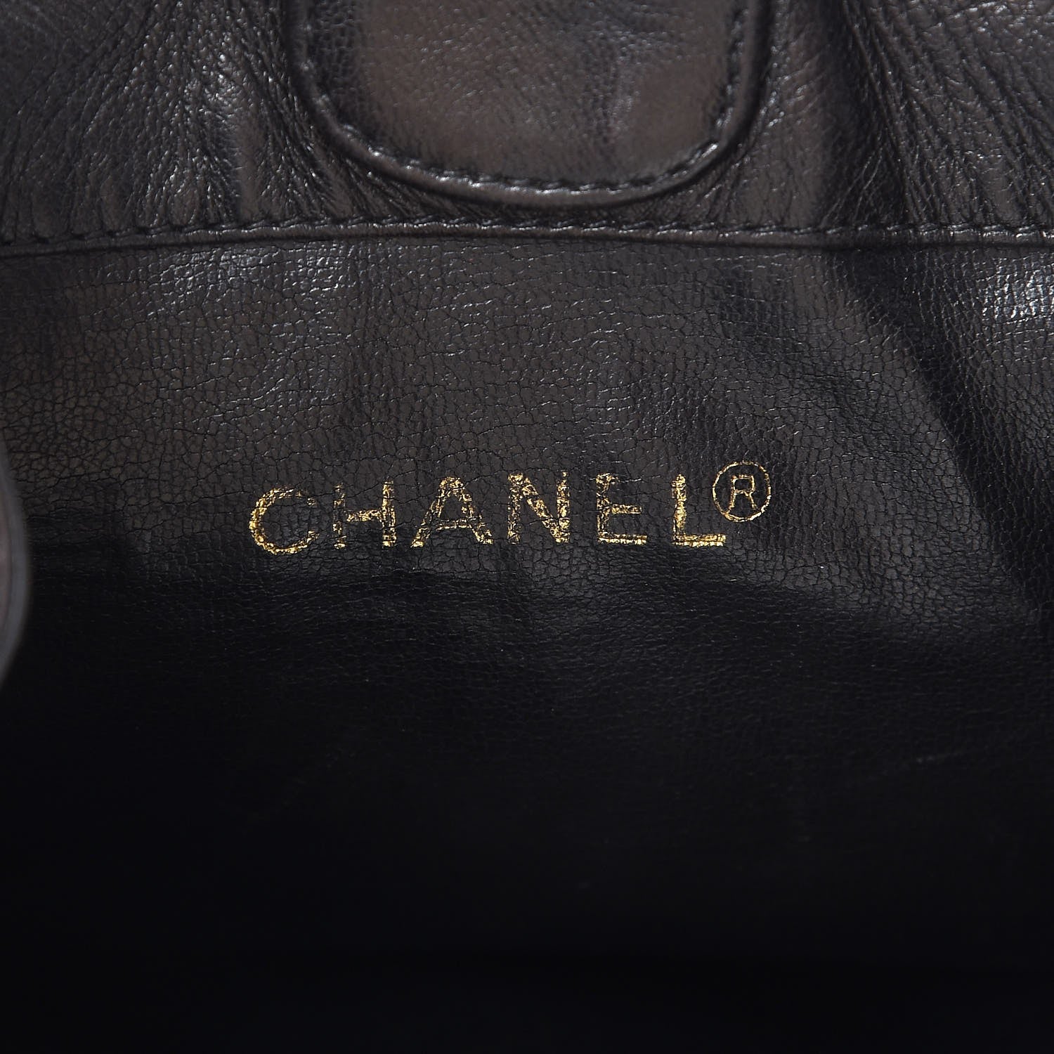 Chanel Lambskin CC Drawstring Backpack Black 8 of 15