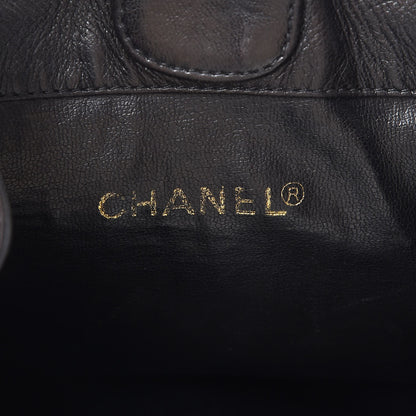 Chanel Lambskin CC Drawstring Backpack Black 8 of 15