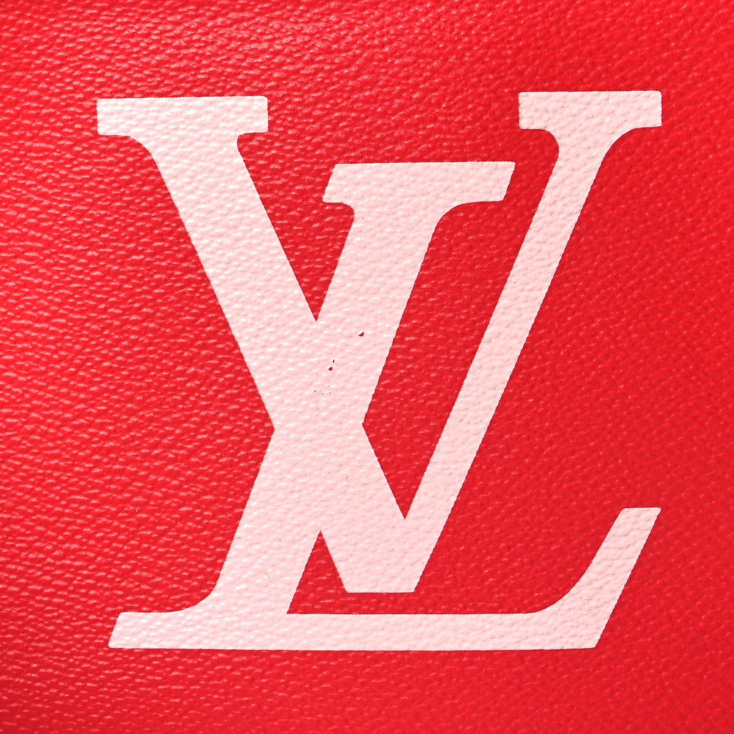 Monogram Giant Double Zip Pochette Rouge