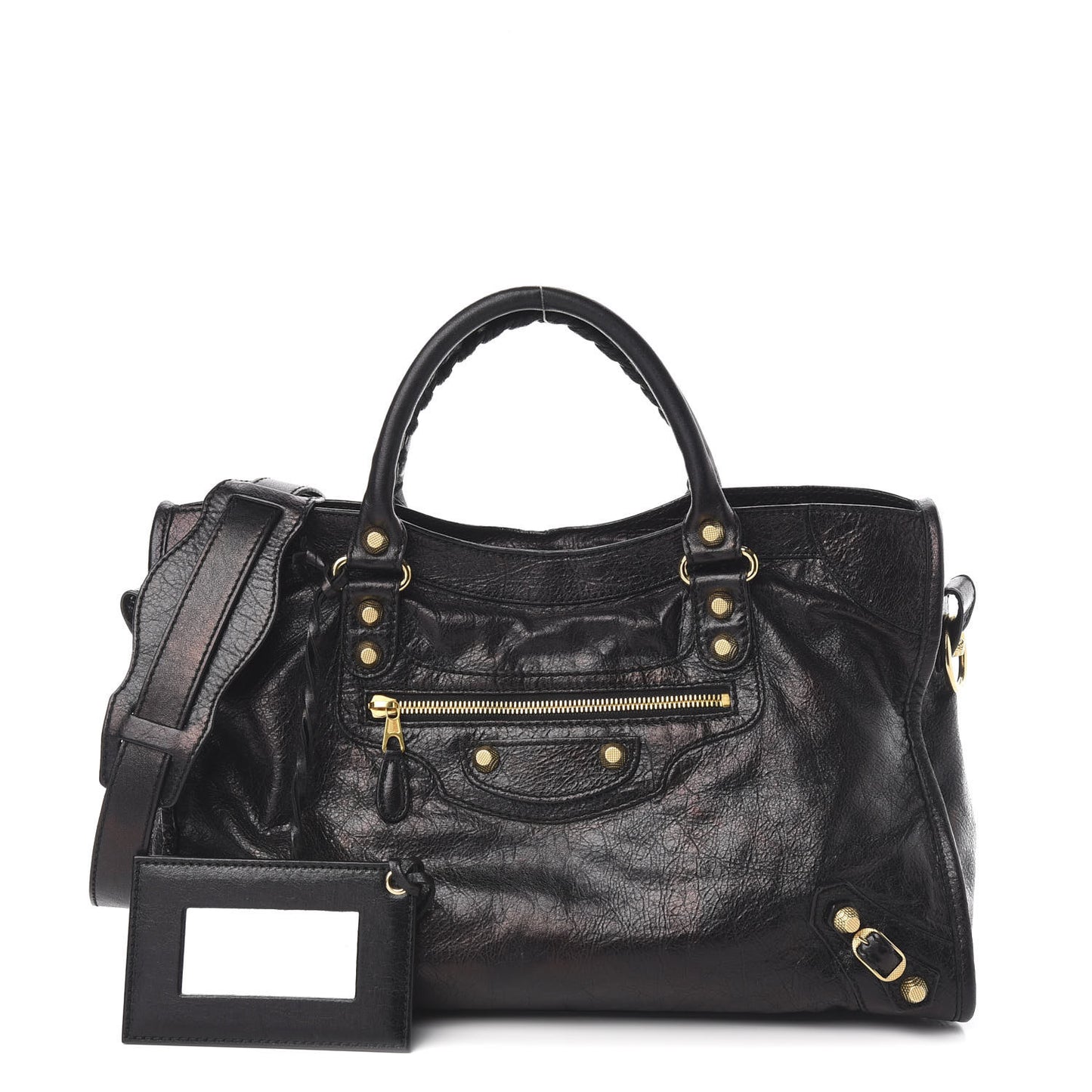 Agneau Giant 12 Gold Hardware City Black
