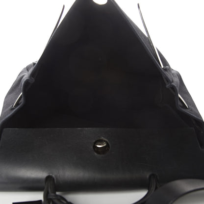 Hermes Toile Vache Calfskin Herbag 39 MM Black 5 of 15