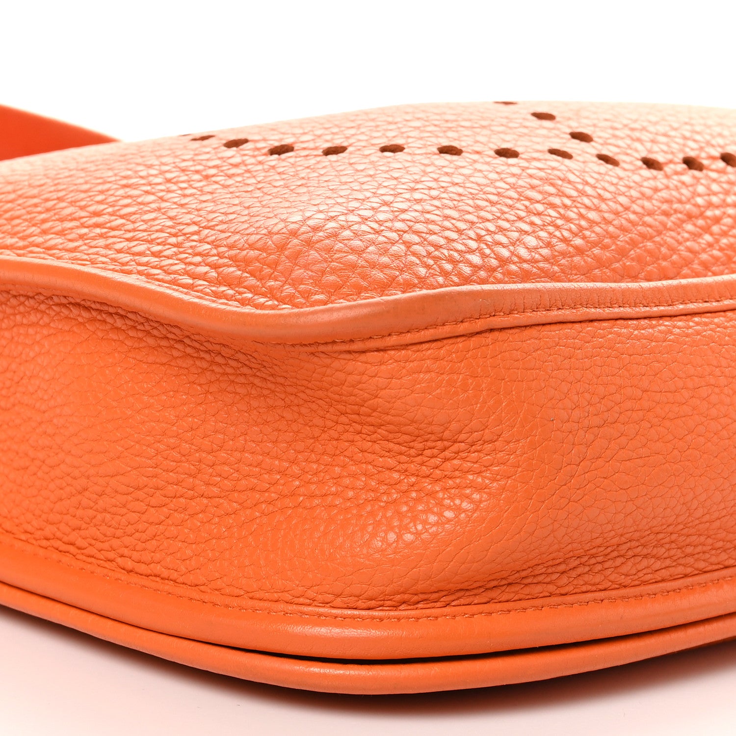 Hermes Taurillon Clemence Evelyne II PM Orange 9 of 10