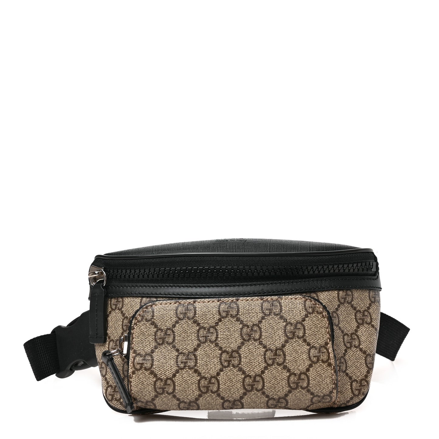 GG Supreme Monogram Belt Bag Black