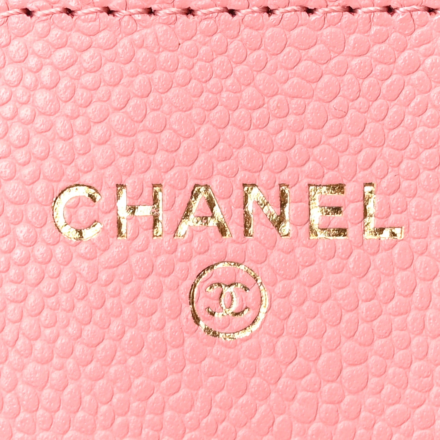 Chanel Caviar Quilted Wallet on Chain WOC Pink 6 of 10