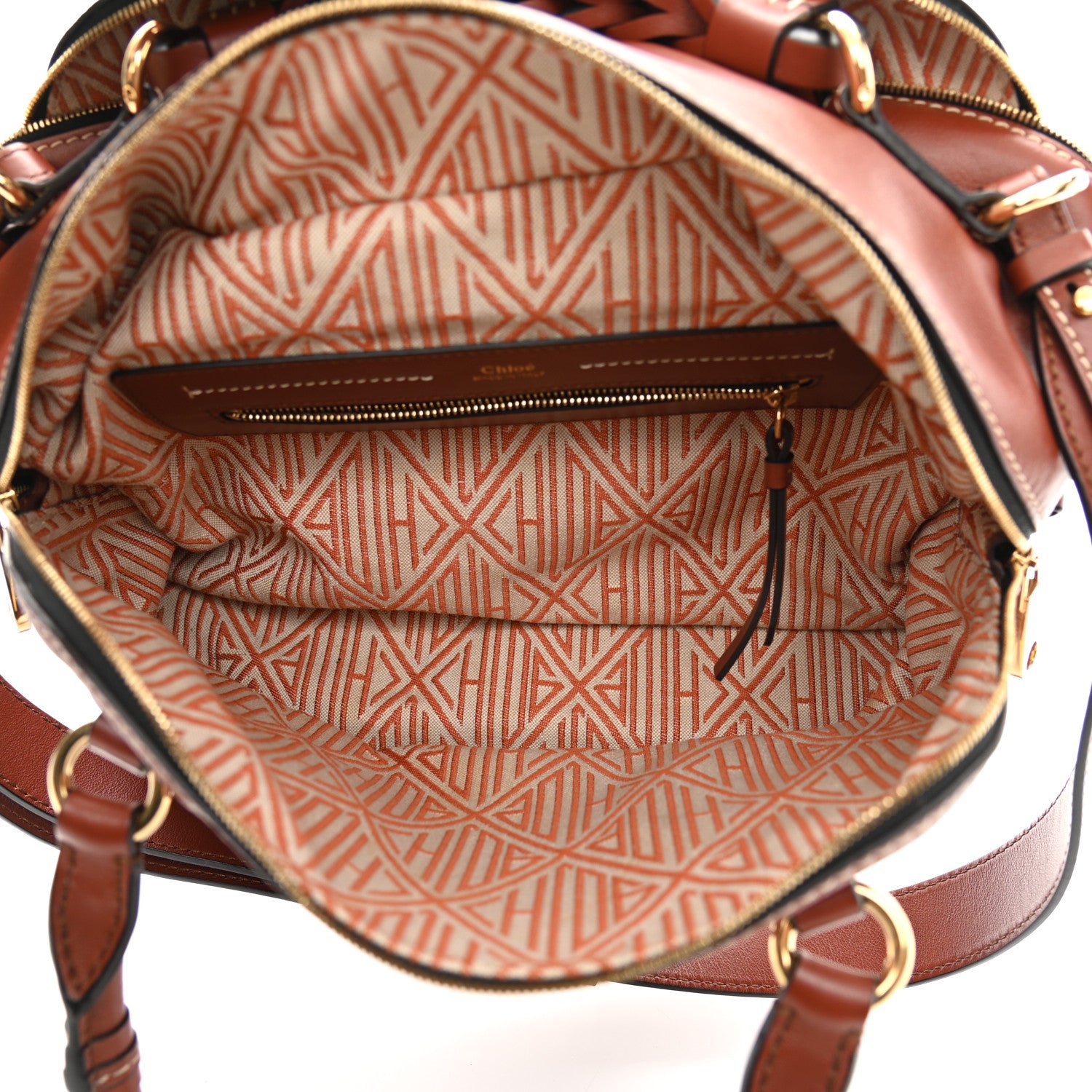 Chloe Calfskin Medium Daria Sepia Brown 6 of 11