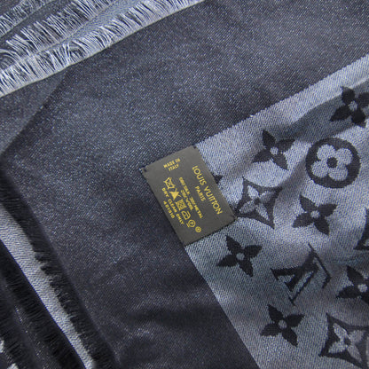Louis Vuitton Monogram Lurex Shawl Black 3 of 4