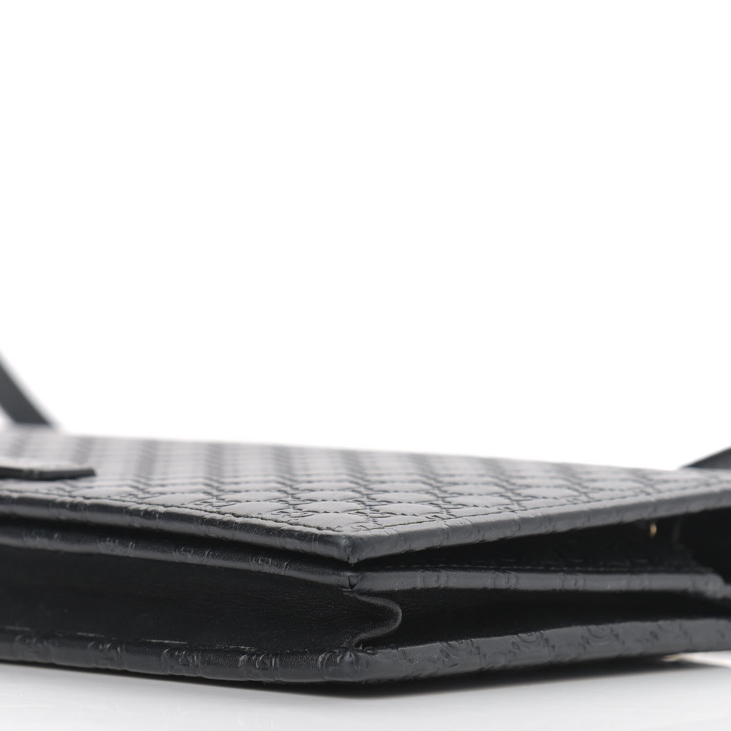 Gucci Microguccissima Crossbody Wallet Black 8 of 9