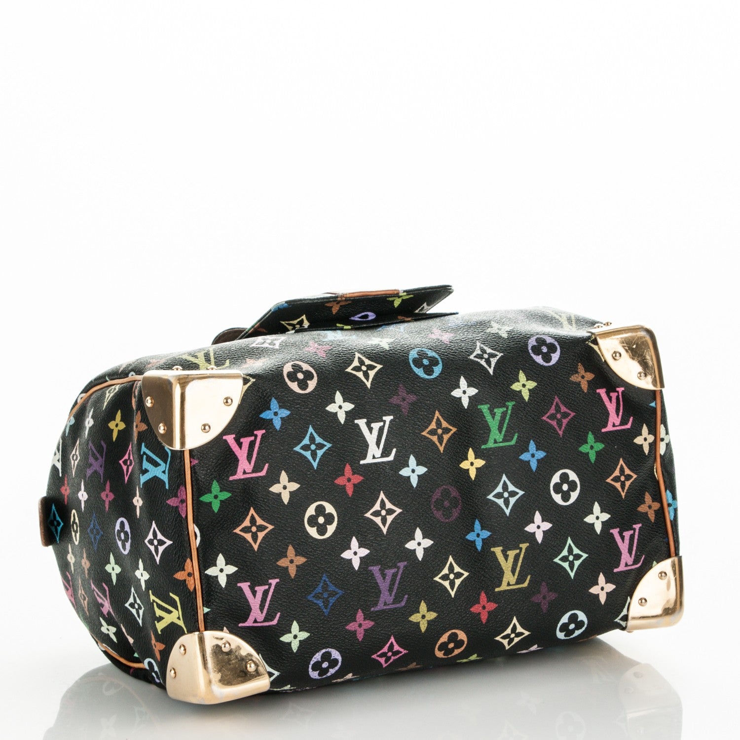Louis Vuitton Monogram Multicolor Speedy 30 Black 3 of 7