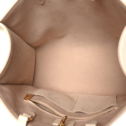 Louis Vuitton Empreinte Monogram Giant Onthego MM Creme Rose Trianon 5 of 8