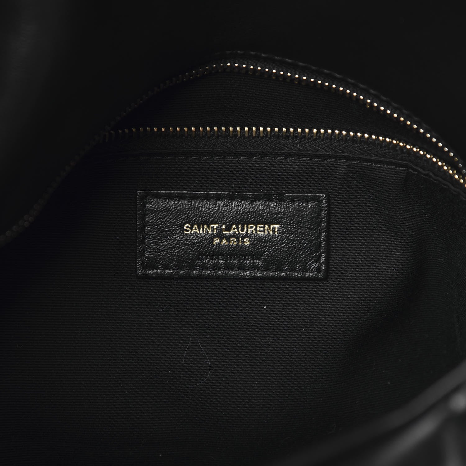 Saint Laurent Lambskin Quilted Small Loulou Puffer Monogram Chain Satchel Black 5 of 10