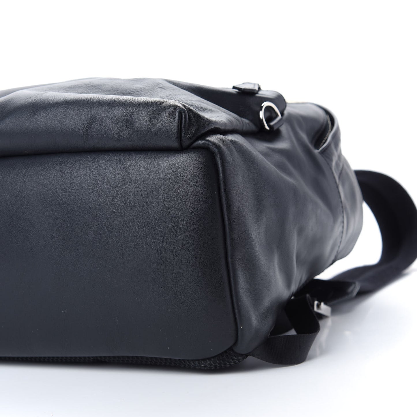 Vitello Century Elaphe Monster Eyes Backpack Black Roccia