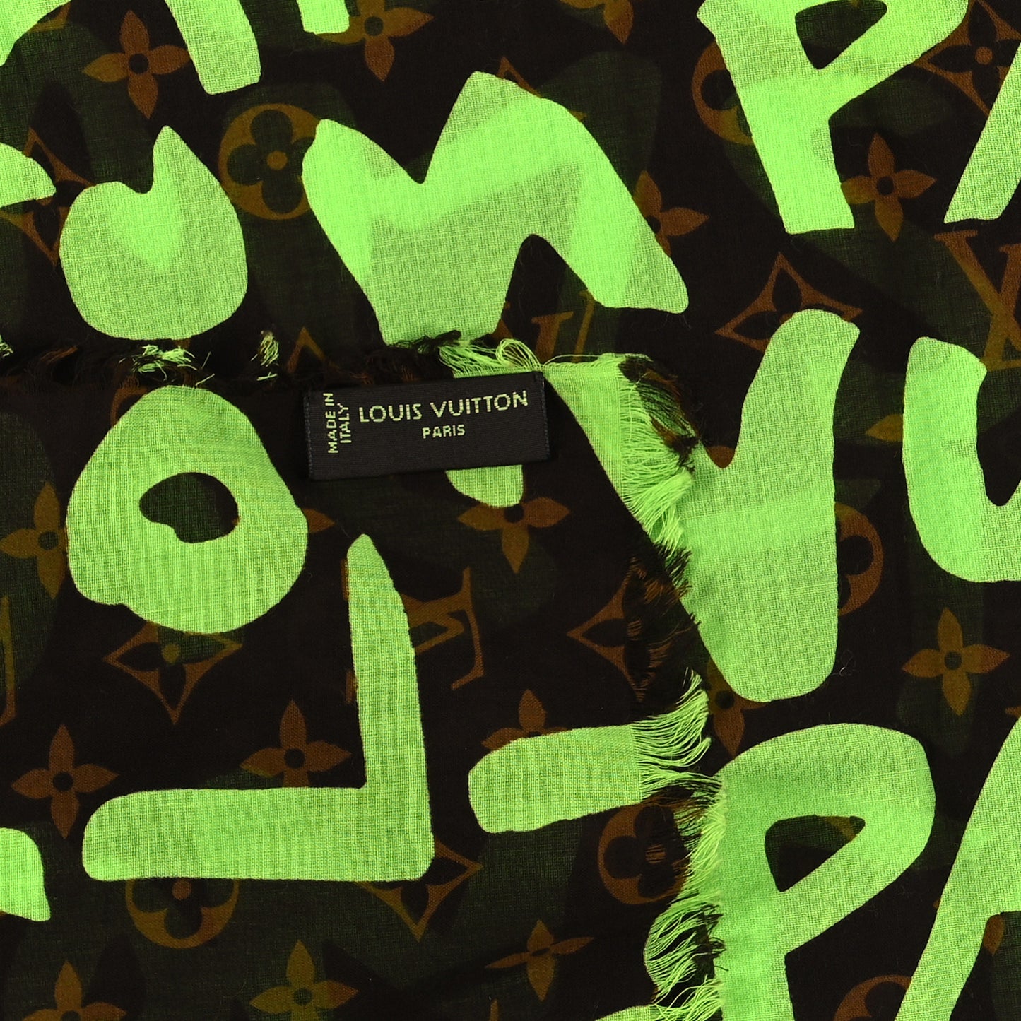 Cotton Graffiti Pareo Green