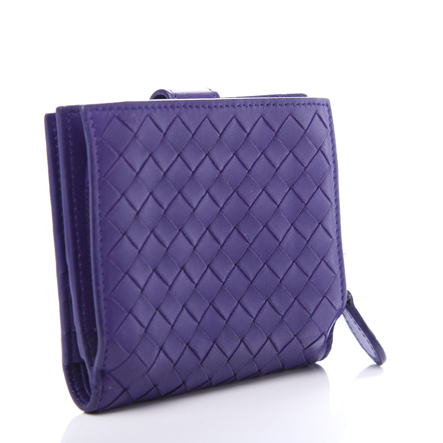 Bottega Veneta Nappa Intrecciato Mini Wallet Anemone 3 of 6