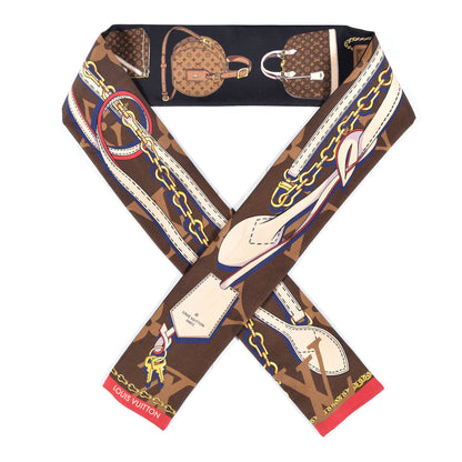 Louis Vuitton Silk Monogram Tribute To Bandeau Marron 1 of 3