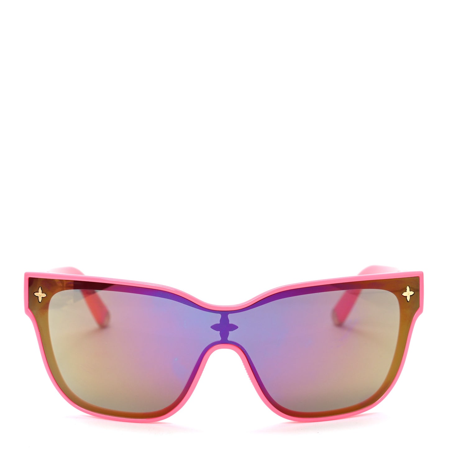 Acetate Nylon LV Shadow Square Sunglasses Z1844U Hot Pink