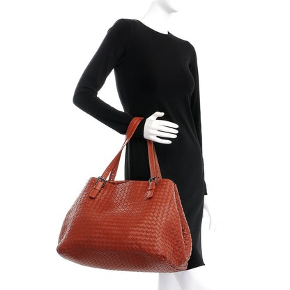 Bottega Veneta Nappa Intrecciato Large Seamless Tote Rust 2 of 8