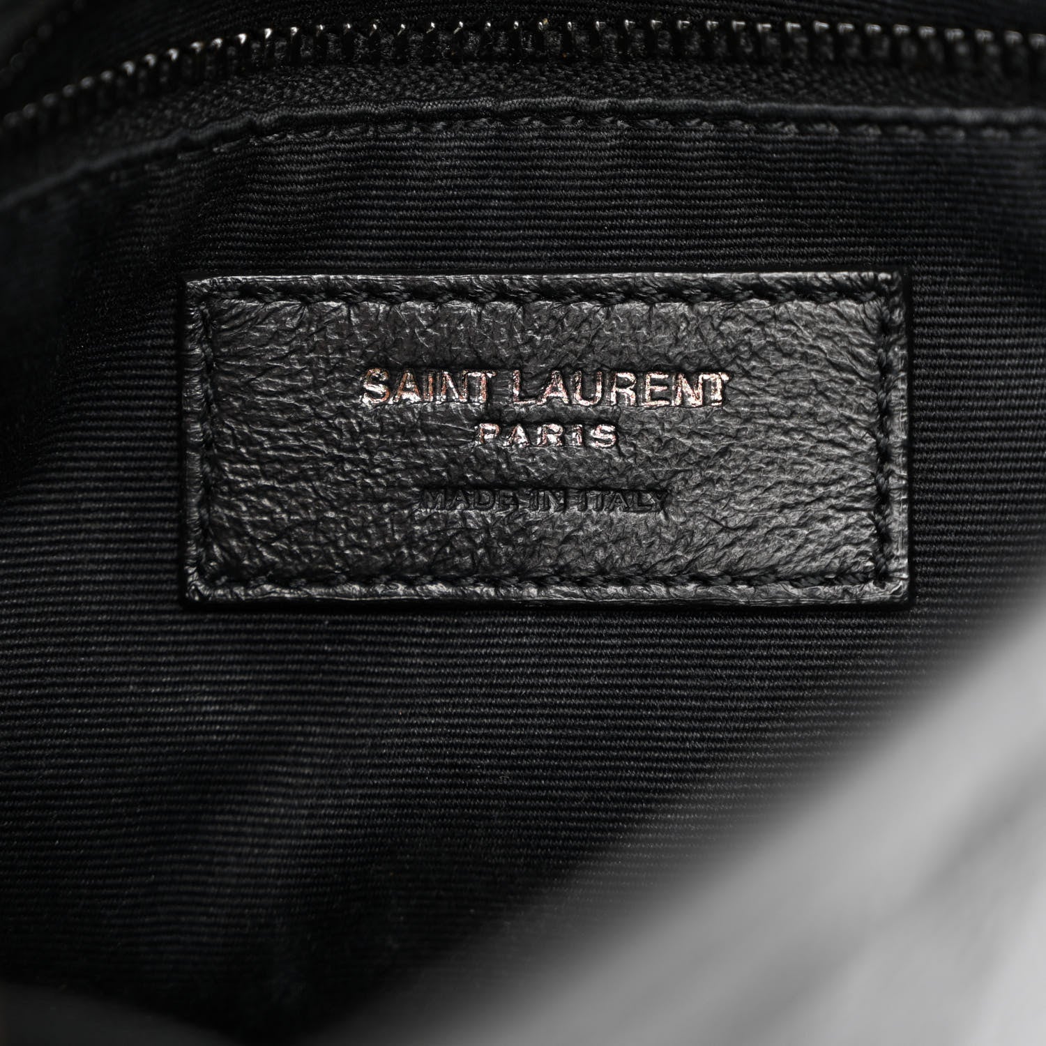 Saint Laurent Crinkled Calfskin Matelasse Monogram Niki Chain Wallet Black 6 of 10