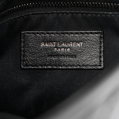 Saint Laurent Crinkled Calfskin Matelasse Monogram Niki Chain Wallet Black 6 of 10