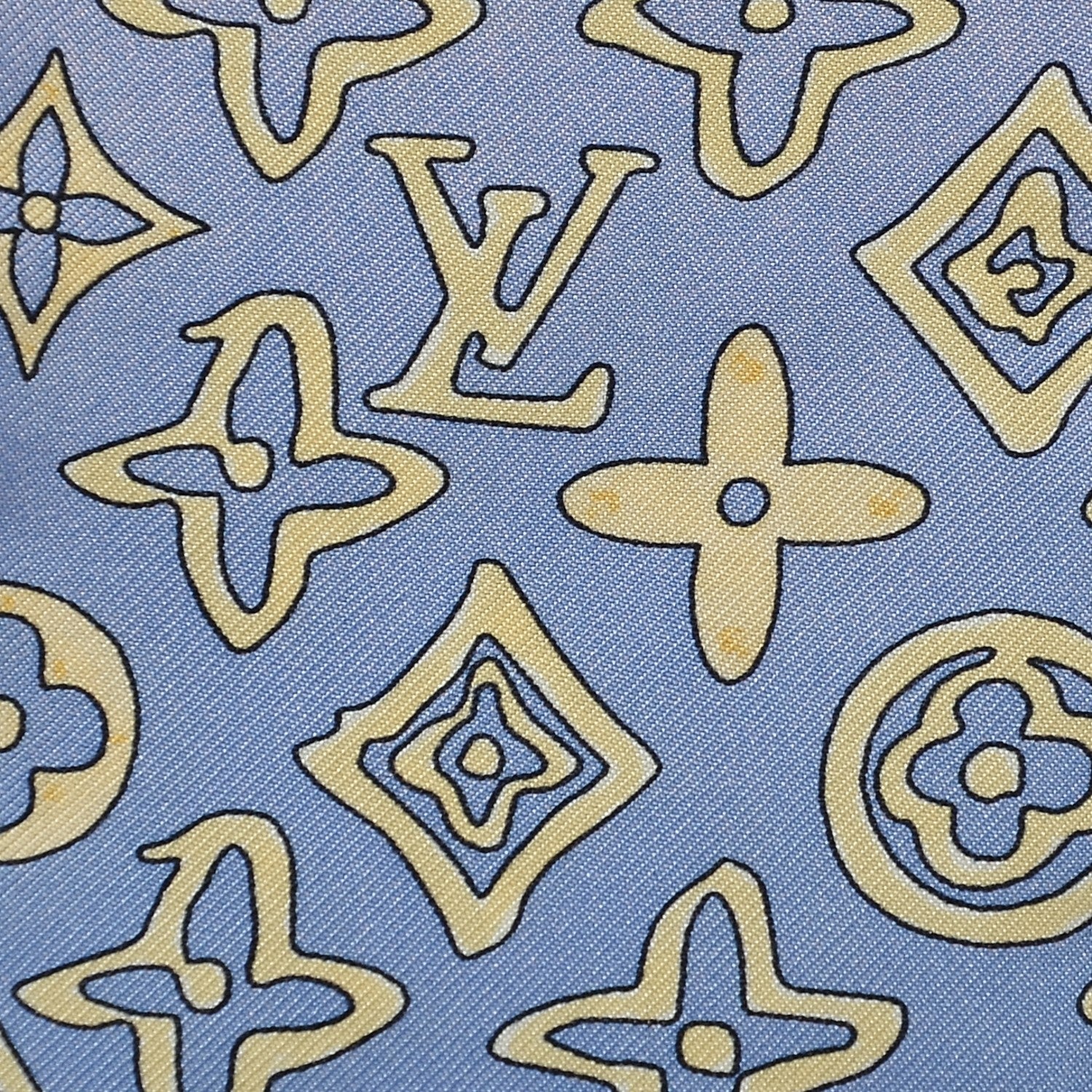 Louis Vuitton Silk Monogram Map Bandeau 4 of 5