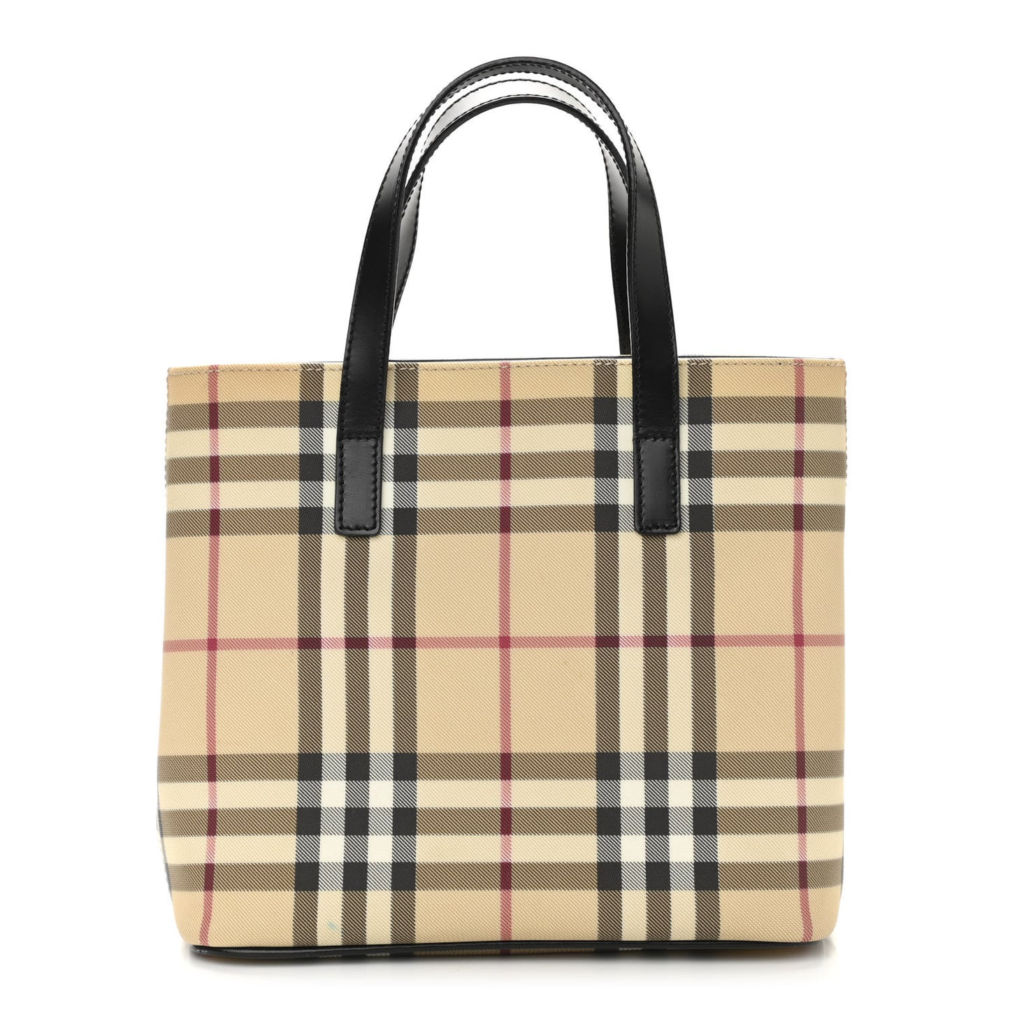 Canvas House Check Mini Tote Black