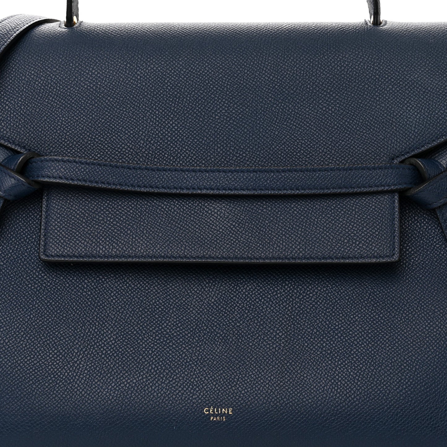 Grained Calfskin Mini Belt Bag Deepsea