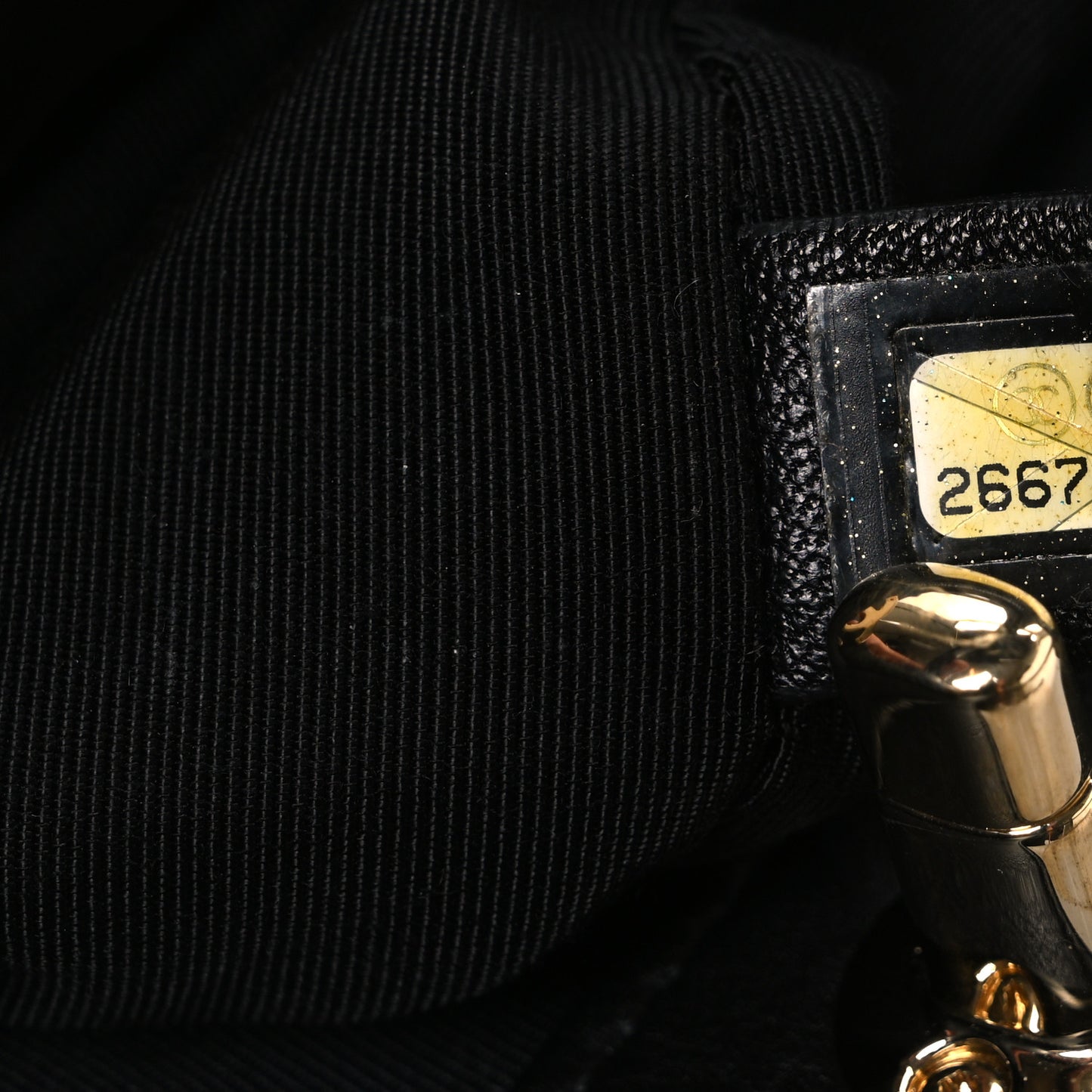 Lambskin Quilted Large 31 Shopping Bag Black