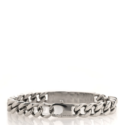 Fendi Metal FF Curb Link Bracelet Silver 3 of 6